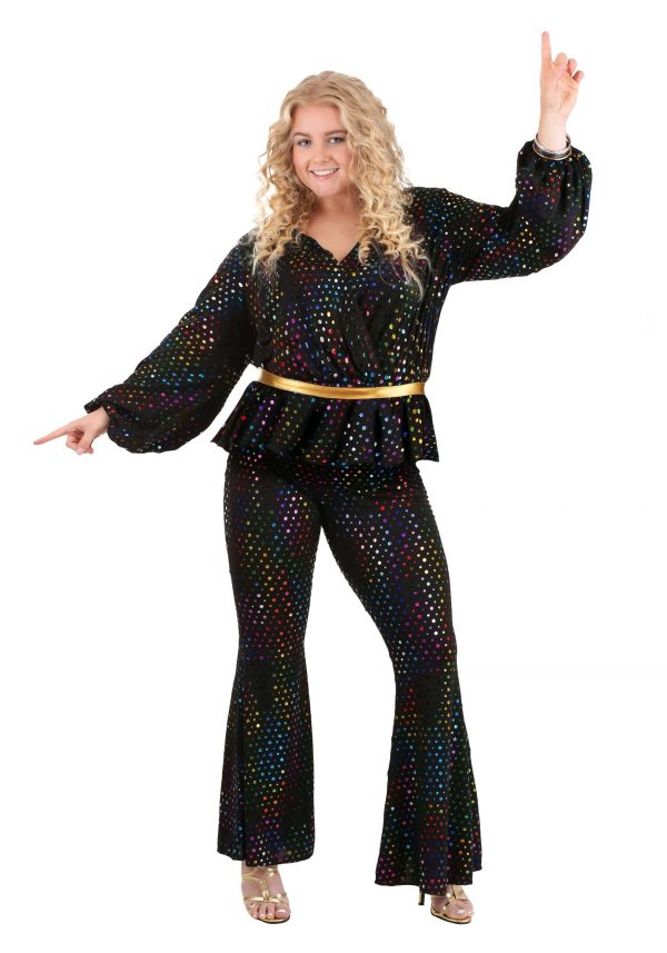 Women's Plus Size Disco Queen Costume