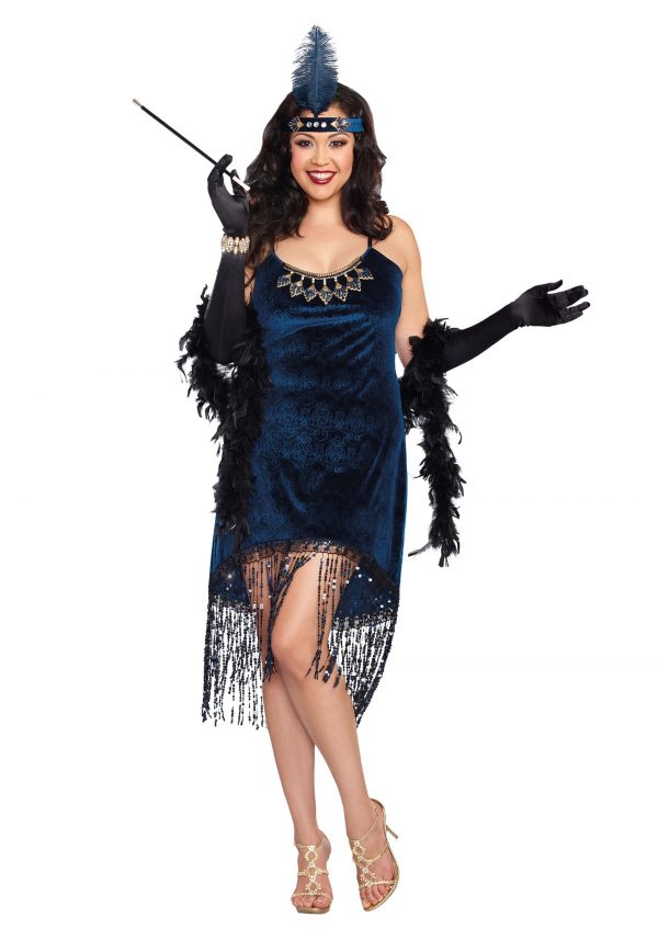 Women's Plus Size Downtown Doll Costume