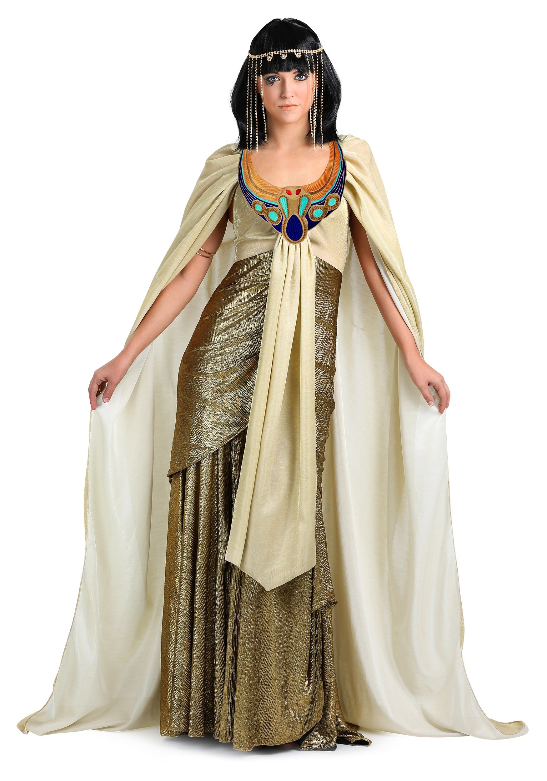 Women’s Plus Size Golden Cleopatra Costume