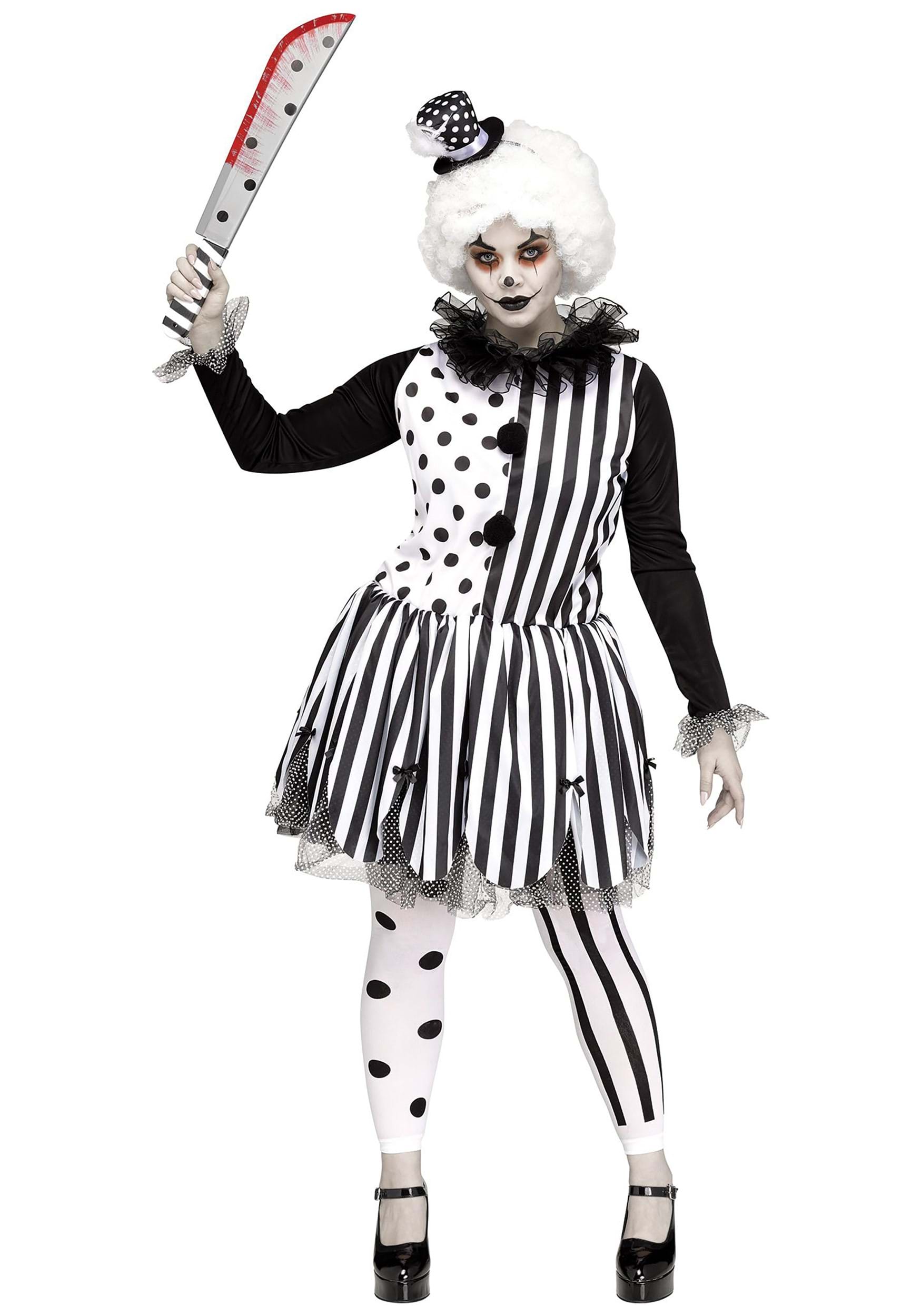 Women’s Plus Size Killer Clown Costume