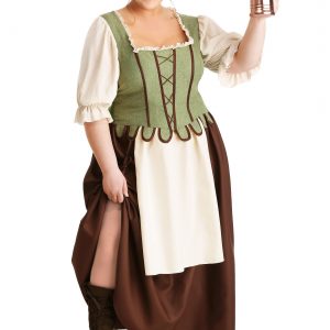 Women's Plus Size Medieval Pub Wench Costume