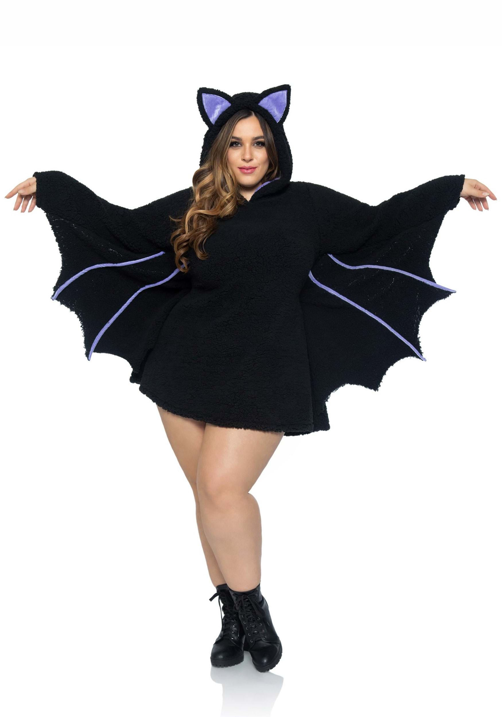 Women’s Plus Size Moonlight Bat Costume
