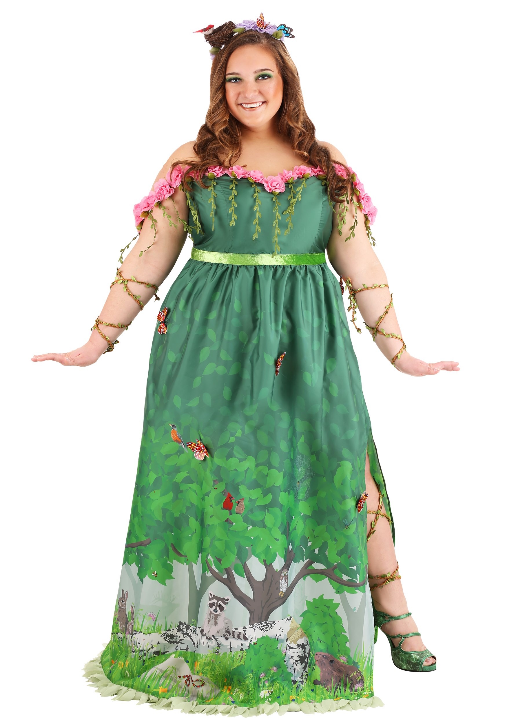 Women’s Plus Size Mother Nature Costume