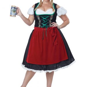 Women's Plus Size Oktoberfest Fraulein Costume