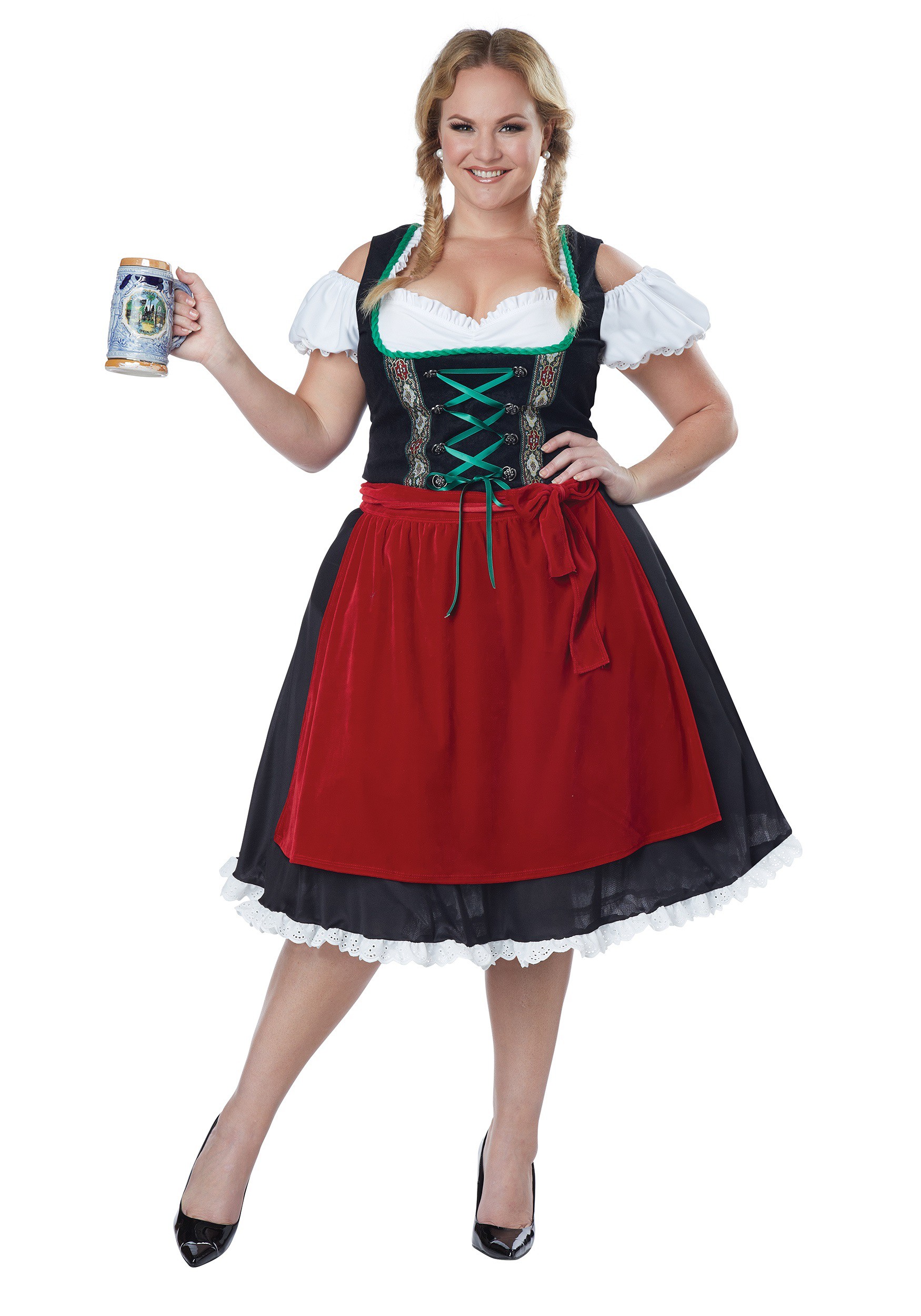 Women’s Plus Size Oktoberfest Fraulein Costume