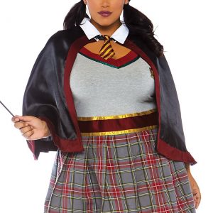 Women's Plus Size Spell Casting School Girl Costume