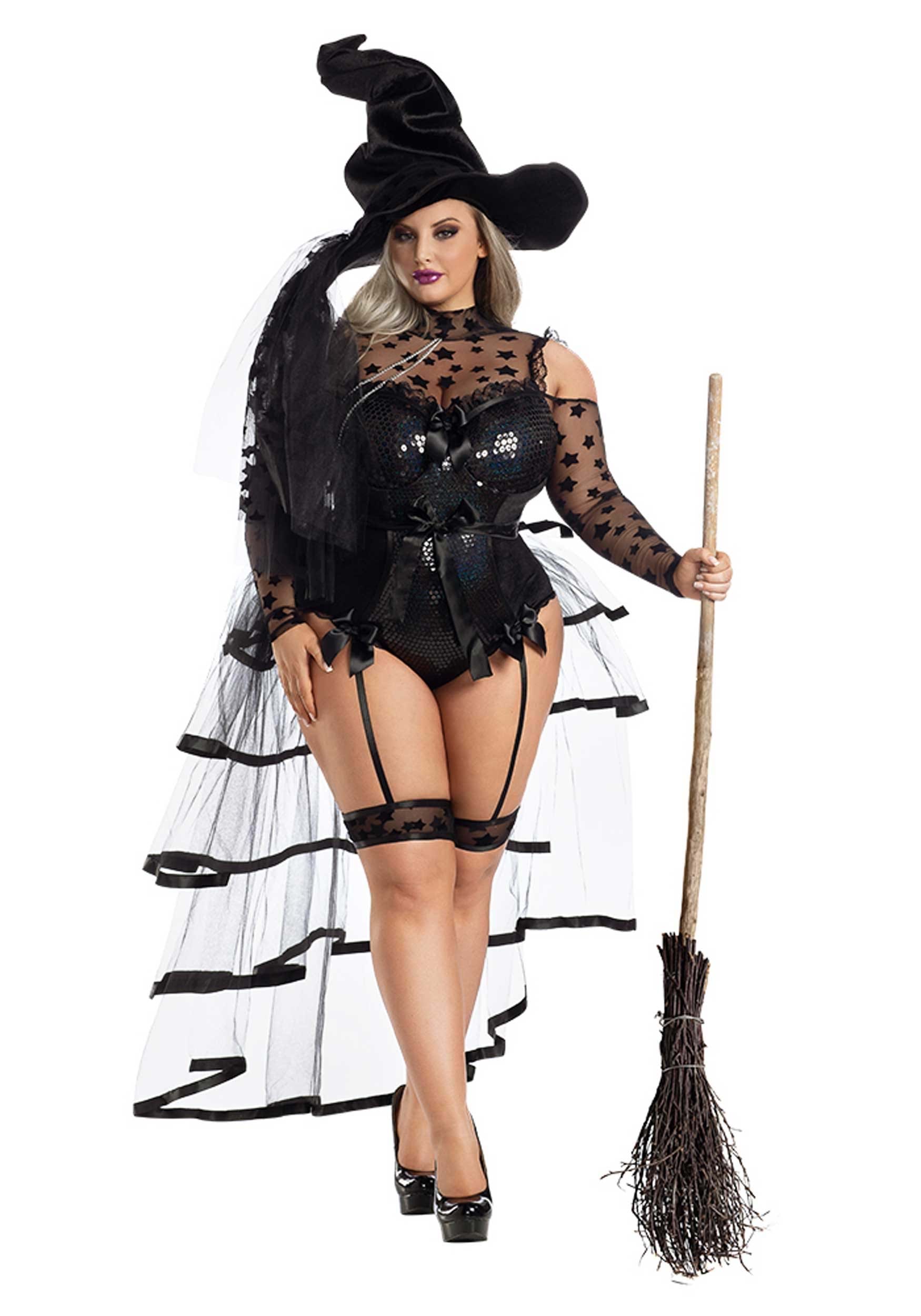 Women’s Plus Size Starstruck Witch Costume