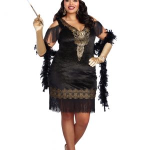 Women's Plus Size Swanky Flapper Costume