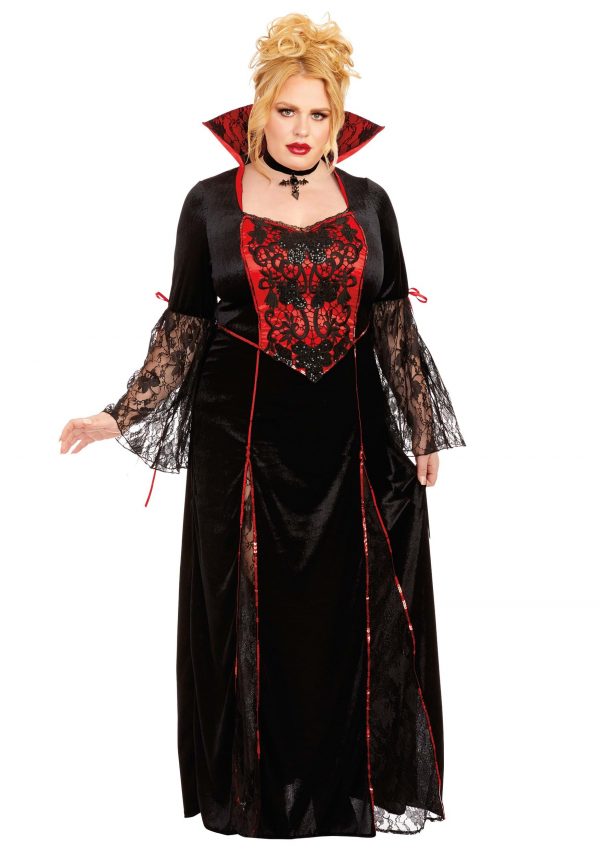 Women's Plus Size Vampira Costume Dress
