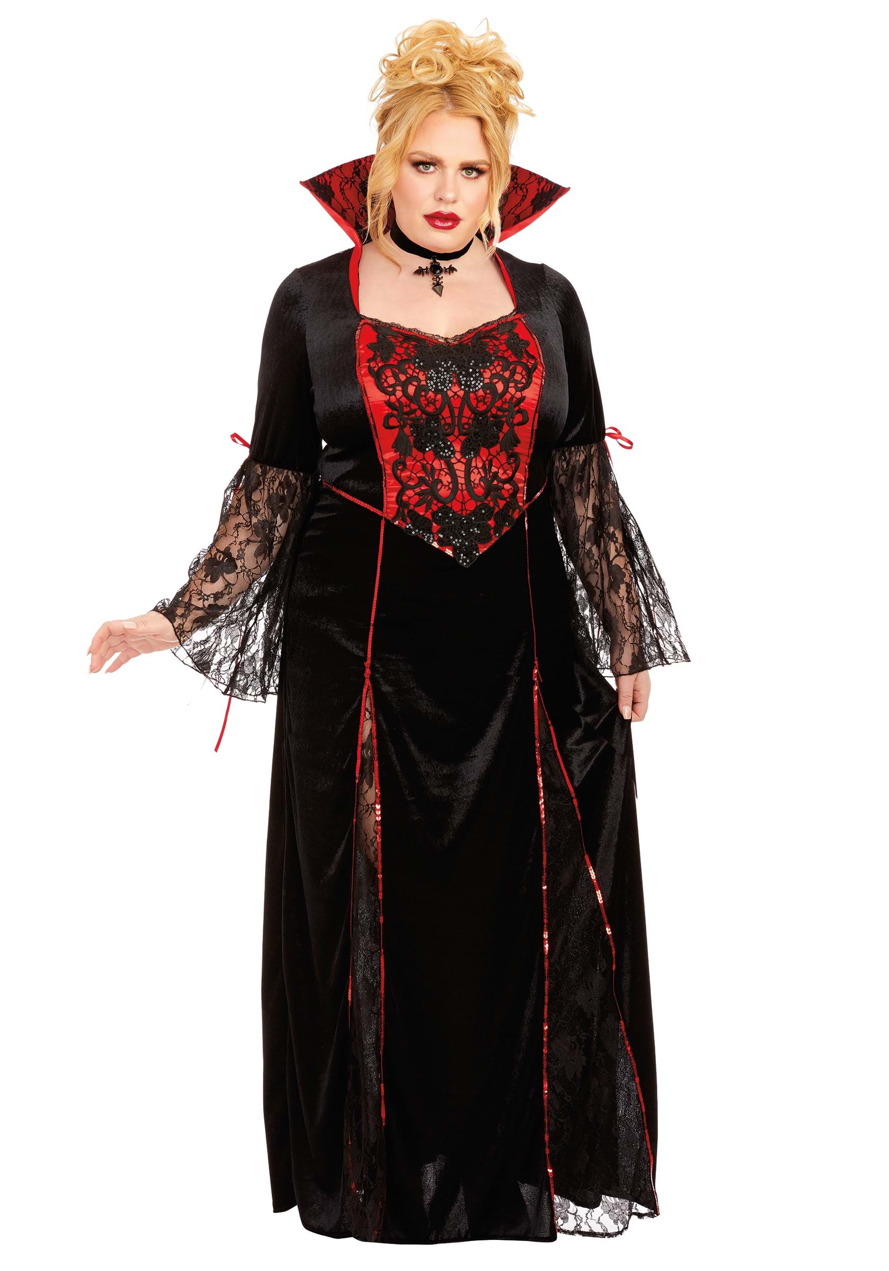 Women’s Plus Size Vampira Costume Dress