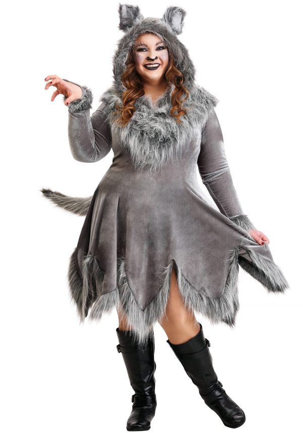 Women's Plus Size Wolf Costume