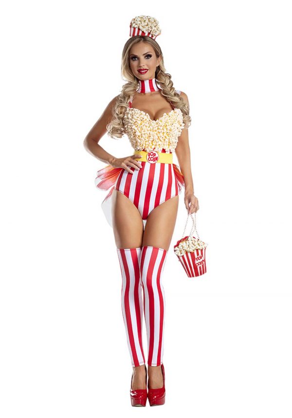 Women's Popcorn Babe Costume