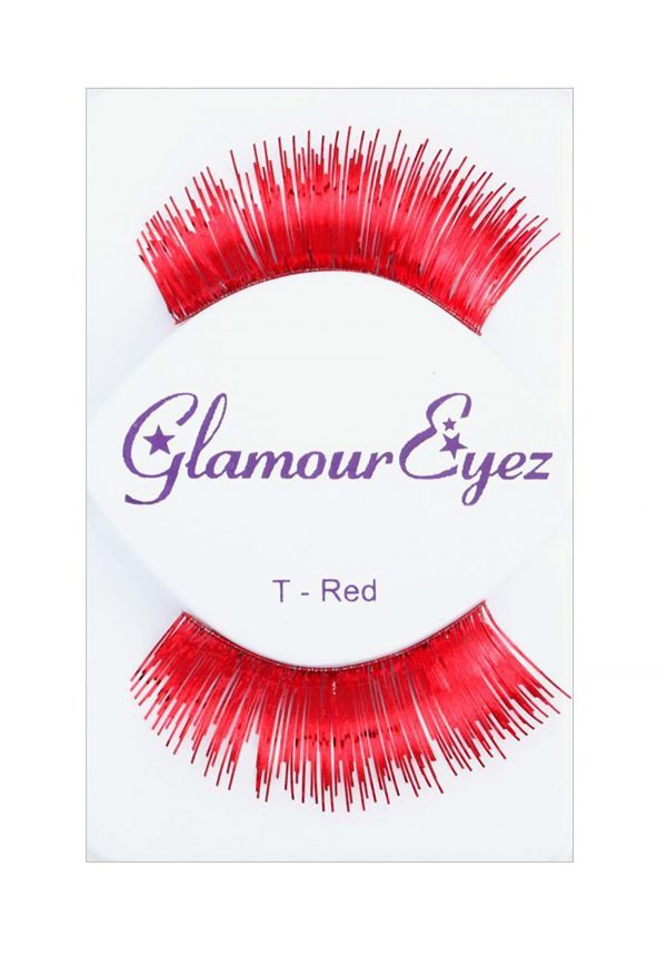 Women's Red Glamour Eyelashes