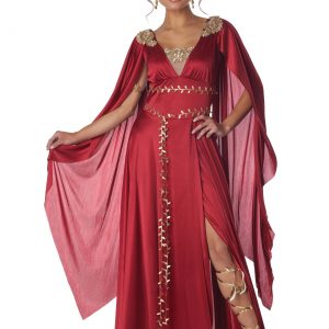 Women's Red Roman Goddess Costume