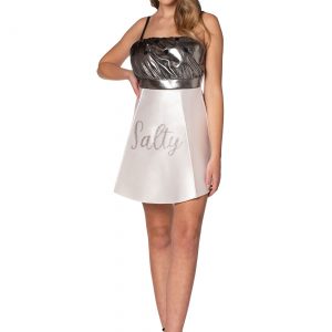 Women's Salty Salt Shaker Dress Costume