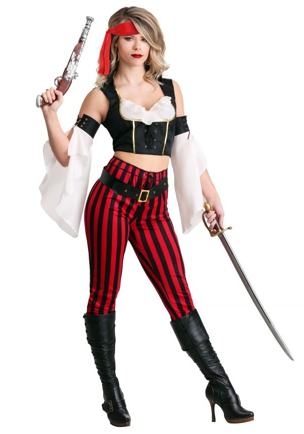 Womens Salty Sea's Deckhand Pirate Costume