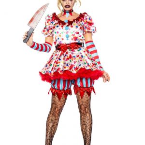 Women's Scary Clown Costume