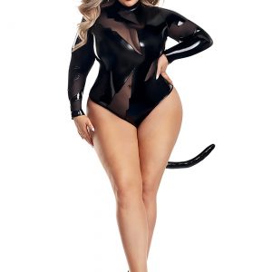 Women's Sexy Plus Size Cat Scratch Fever Costume