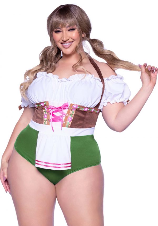 Women's Sexy Plus Size Flirty Fraulein Costume