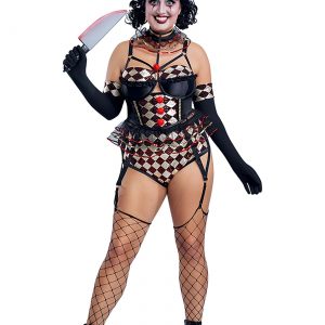 Women's Sexy Plus Size Killer Clown Costume