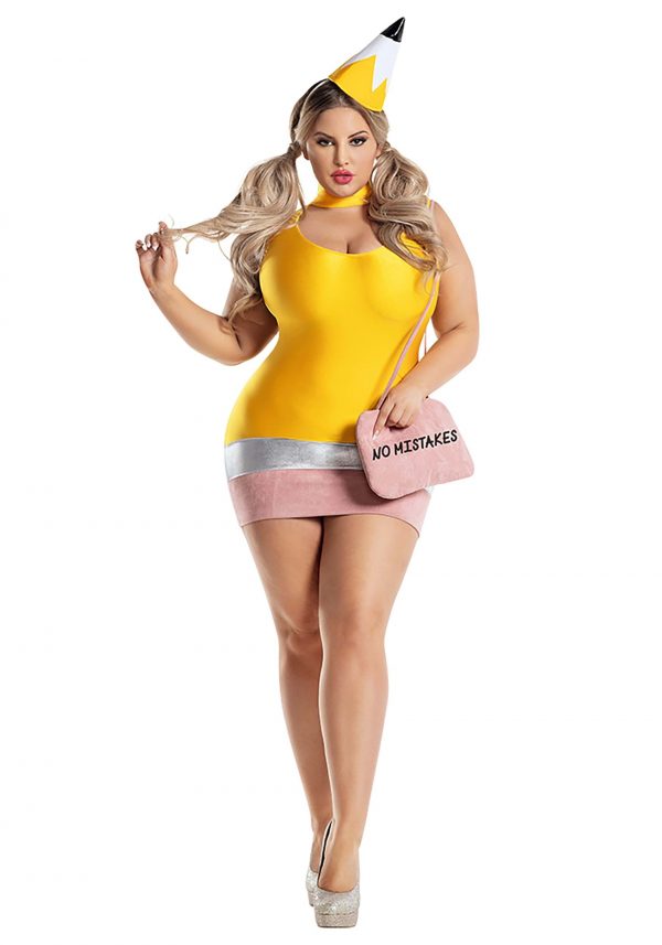 Women's Sexy Plus Size Pretty Pencil Costume