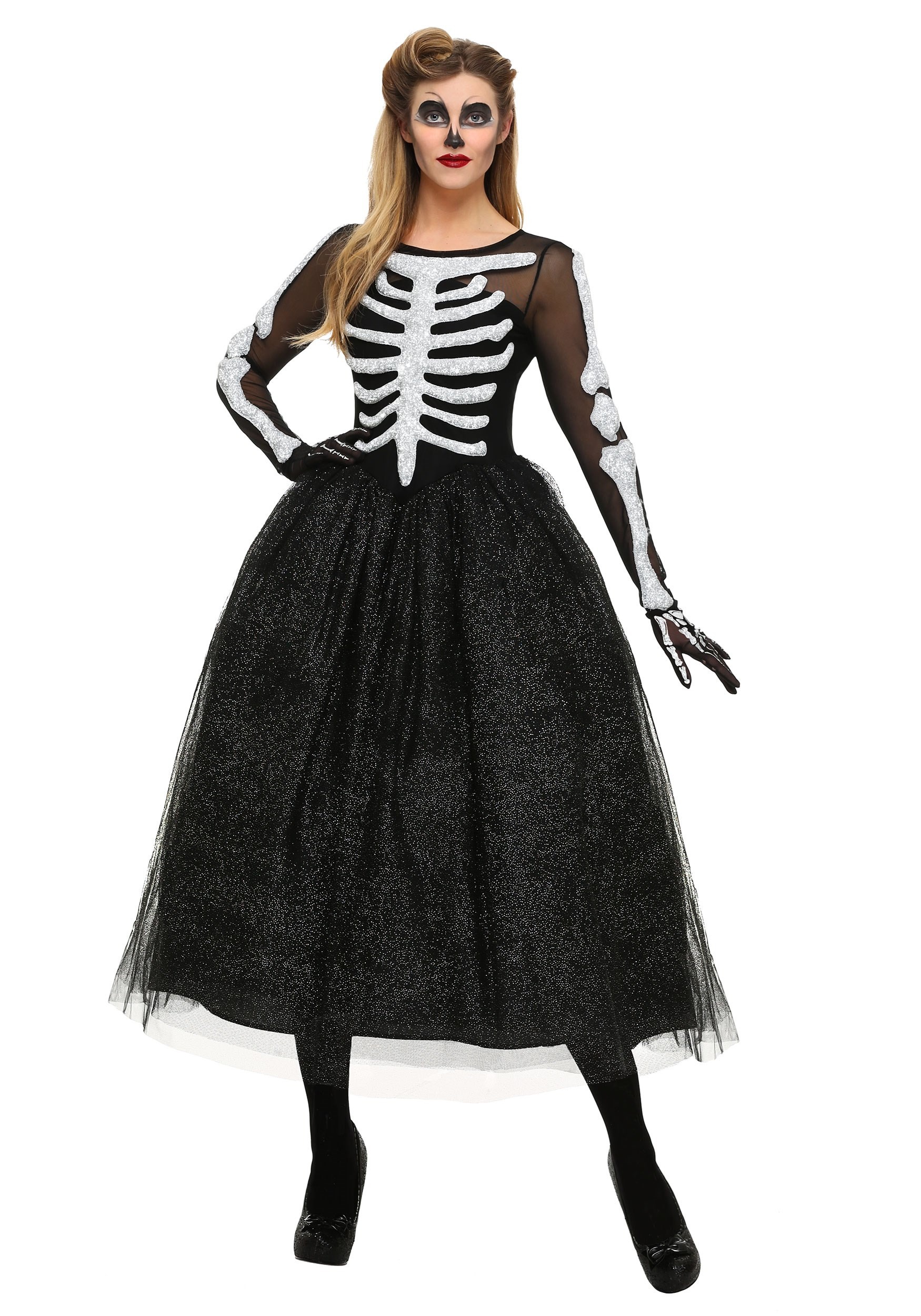 Women’s Skeleton Beauty Plus Size Costume