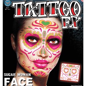 Women's Sugar Face Tattoo