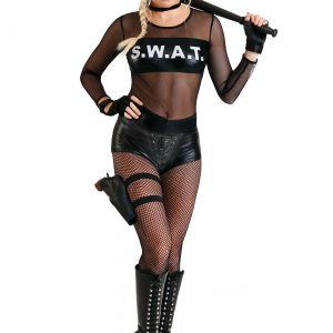 Womens Sultry SWAT Costume