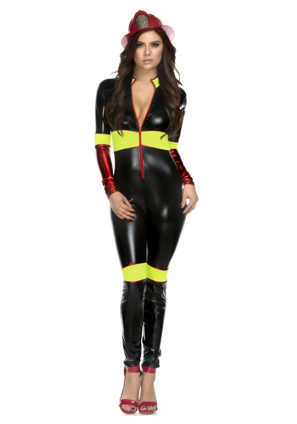 Women's Too Hot to Handle Firefighter Costume