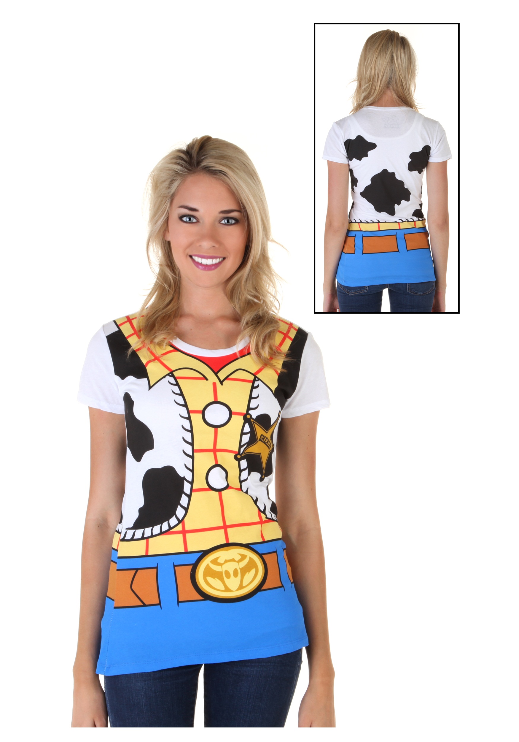 Women’s Toy Story I Am Woody Costume T-Shirt