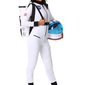 Women's White Astronaut Costume