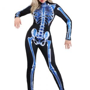 Women's X-Ray Skeleton Jumpsuit Costume