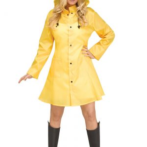 Women's Yellow Raincoat Costume