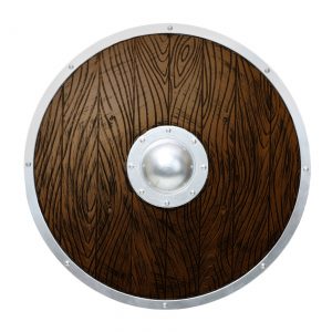Wood-Look Viking Shield Prop