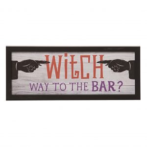 Wooden Witch Bar Decorative Sign