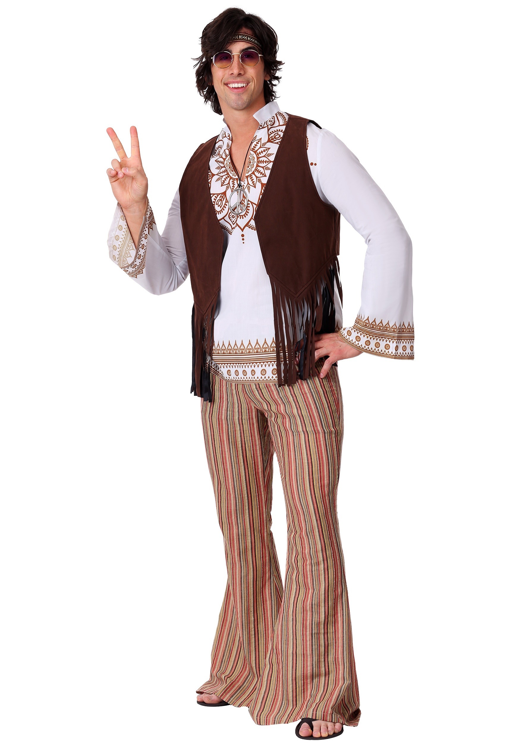Woodstock Hippie Costume for Men