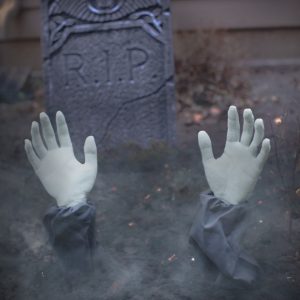 Zombie Arm Lawn Stakes Halloween Decoration
